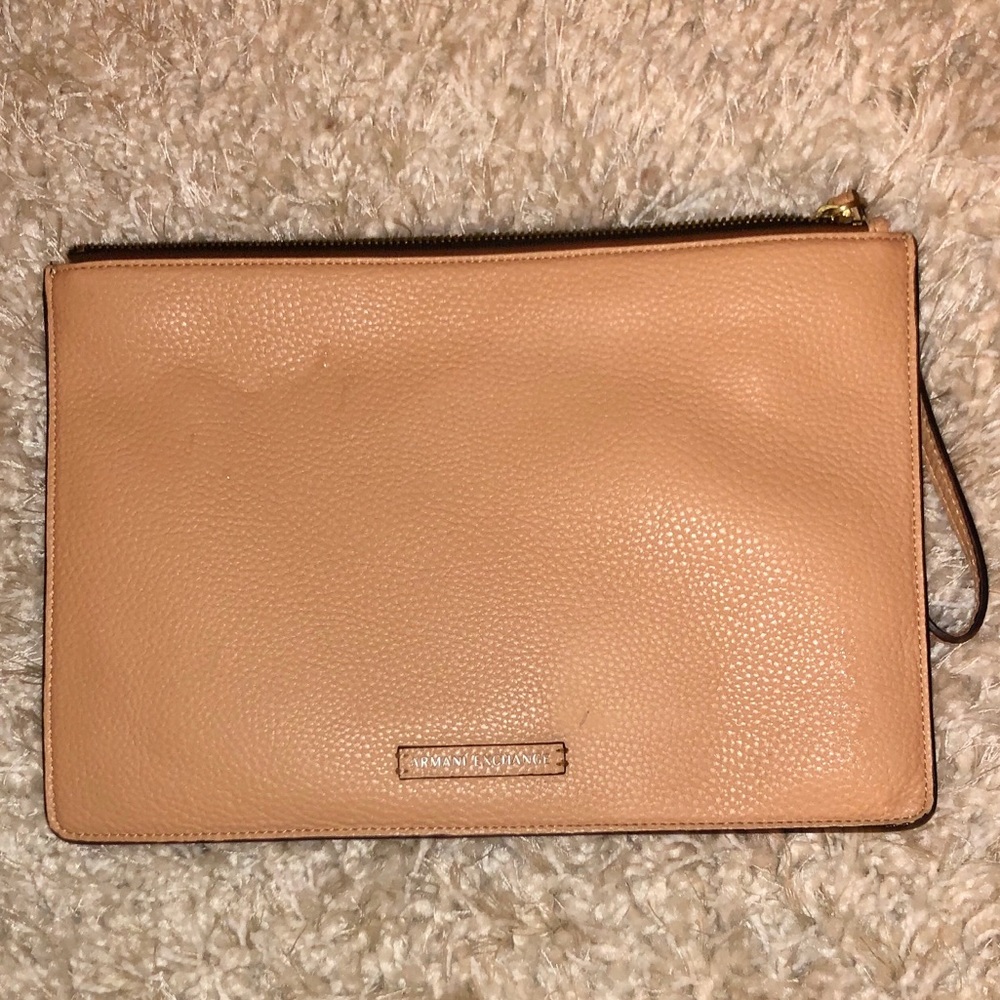Armani Exchange Large Wristlet Pouch